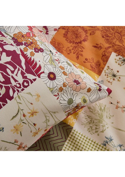Sarah Anderson Comfora Çift Kişilik Nevresim Takımı Multicolour