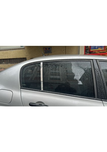 Renault Megane 2 Sedan -Hb Uyumlu Kapı Direği Krom Paslanmaz Çelik 2 Parça Cam Direk modelleri