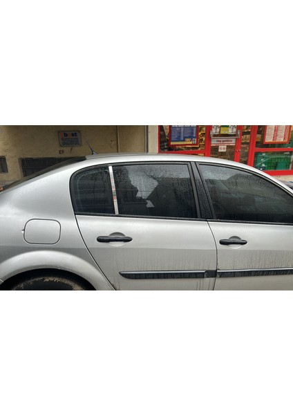 Renault Megane 2 Sedan -Hb Uyumlu Kapı Direği Krom Paslanmaz Çelik 2 Parça Cam Direk fırsatları