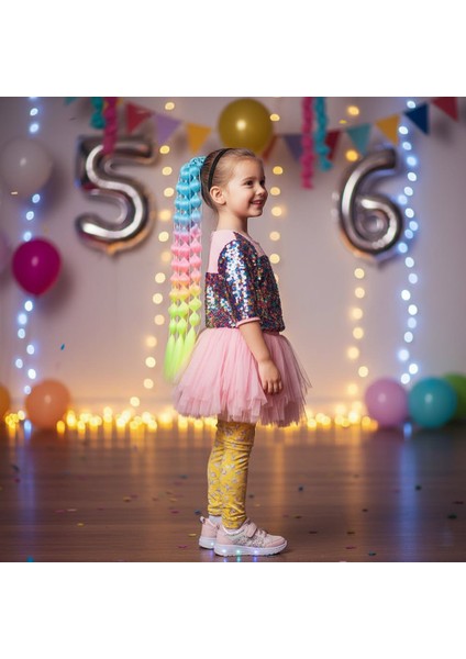 Bn Örgülü Lastikli At Kuyruğu / ACM20