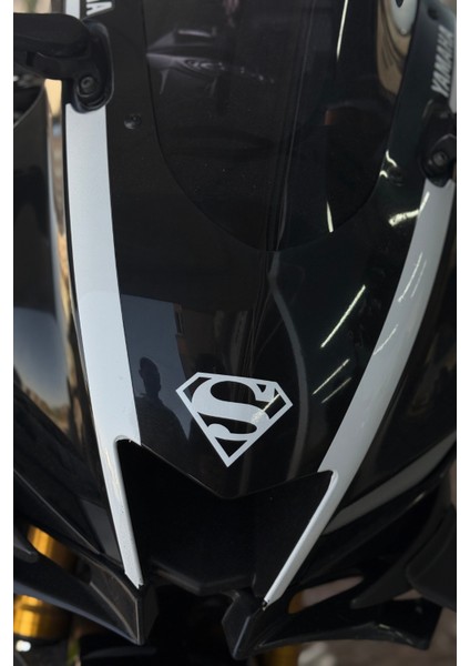 Motor-Araba-Laptop Için Beyaz Superman Sticker ( 8CMX6CM) 1 Adet fiyatları