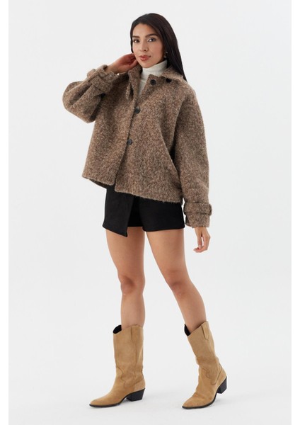 Kısa Kaşe Kaban Kahve fırsatları