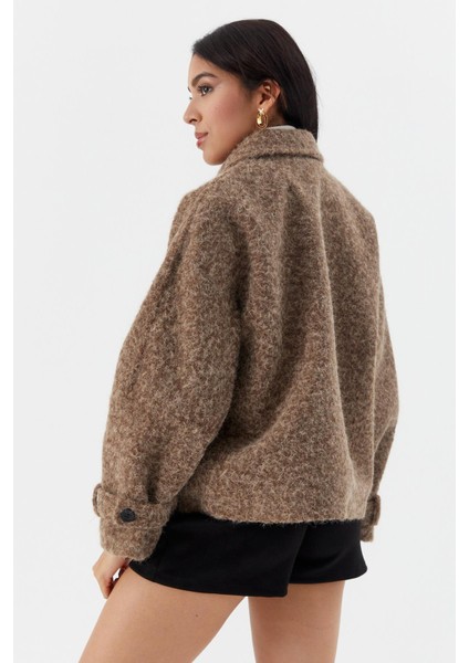 Kısa Kaşe Kaban Kahve indirimleri