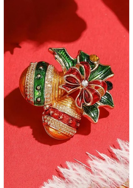 Yılbaşı Süsleri Renkli Yaka Iğnesi Broş fırsatları