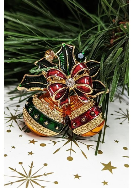 Yılbaşı Süsleri Renkli Yaka Iğnesi Broş indirimleri