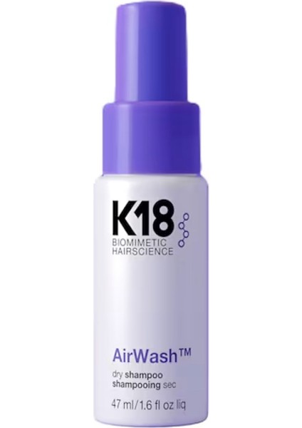 Airwash Kuru Şampuan - Yağlanmayı Azaltır + Kokuyu Ortadan Kaldırır 47 ml