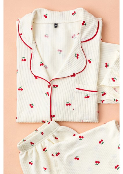 Uzun Kol Gömlek Yaka Kadın Pinterest Pijama Takımı - Kadın Pijama- Geniş Beden Aralığı fiyatları