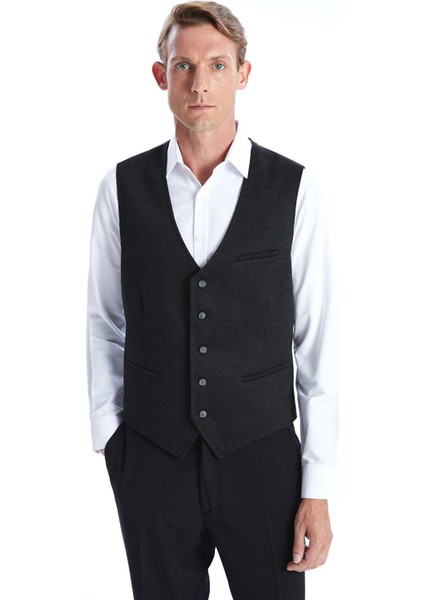 Yeni Sezon Dar Kalıp Erkek Klasik Yelek