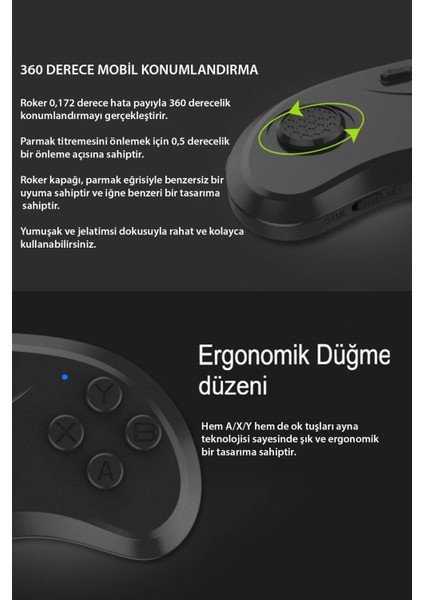 CPT16 Shinecon SC-B01 Sanal Gerçeklik Gözlüğü Kumandası - Siyah indirimleri