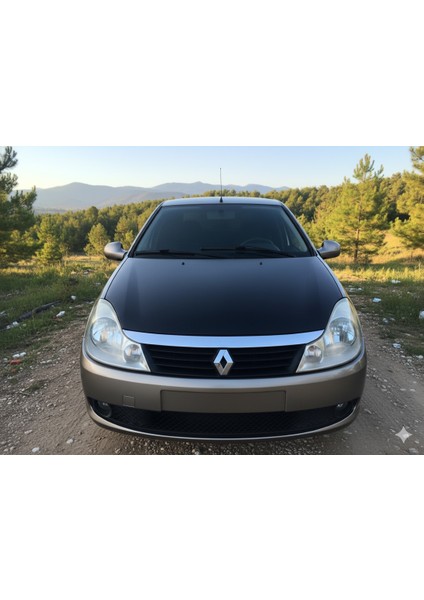 Renault Symbol 2006–2008 Tam Kaput Maskesi – Mat Siyah Suni Deri, Şık ve Koruyucu Tasarım fiyatları