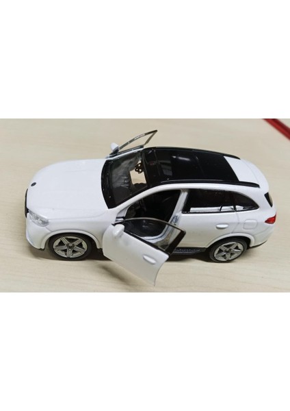 Oyuncak Metal Model Araba 1/36 Çek Bırak Mercedes Benz Glc 220 Beyaz modelleri