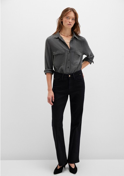 Antrasit Tencel Tm Liyosel Gömlek 1210951-70088 fiyatları