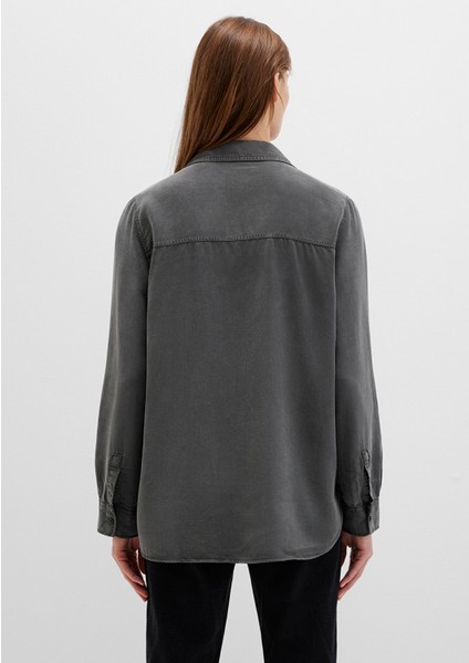 Antrasit Tencel Tm Liyosel Gömlek 1210951-70088