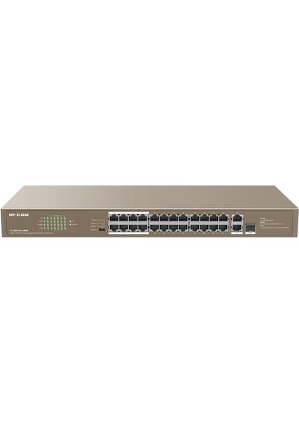 Ip-Com F1126P-24-250W 24 Port 10/100+ 2XRJ45/1X1GB Sfp Combo 250W Poe Racmount Swıtch