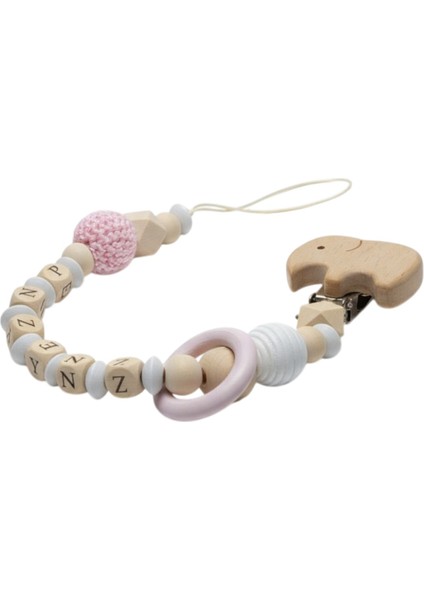 Fitifitibebe Doğal Ahşap Emzik Zinciri - Isme Özel Emzik Askısı Ahşap Emzik Zinciri Emzik Tutucu modelleri