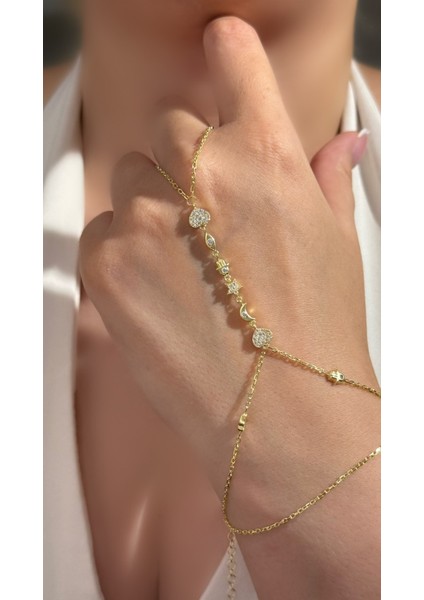 Kalp Yıldız Ay Hz. Fatmanın Eli ve Nazar Göz Sembollü Şahmeran fırsatları