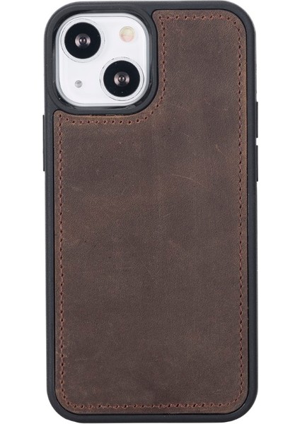 Apple iPhone 13 Mini Uyumlu Deri Cüzdanlı Kılıf G6 Kahverengi indirimleri