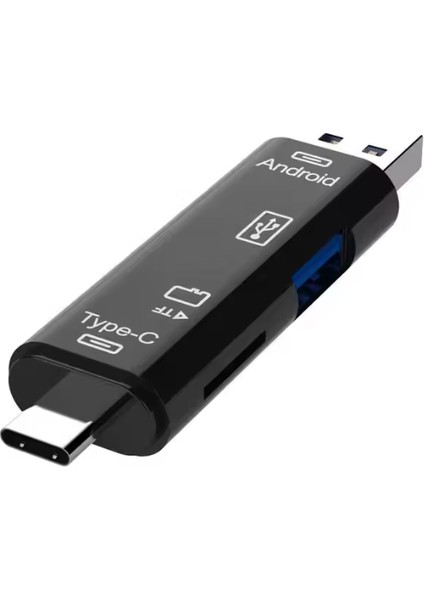 ZR824 Type-C 3 In 1 Otg Smart Card Reader