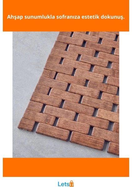 Modern Ahşap Sunumluk Uzun Süreli Kullanım Için Estetik Tasarım fiyatları