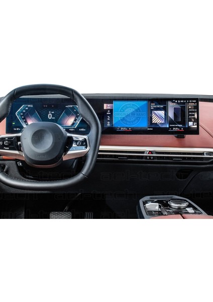 Bmw Ix 2021-2023 Uyumlu 12.3 Inç Dijital Gösterge ve 14.9 Inç Navigasyon Uyumlu 9h Nano Ekran Koruyucu fiyatları