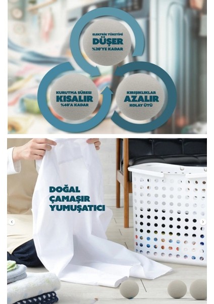 Yün Kurutma Topu 3 Adet Kurutma Makinası Topu 3 Lü %100 Merinos Yün Keçe Organik Çamaşır Kurutma Kırışıklık Önleyici fiyatları
