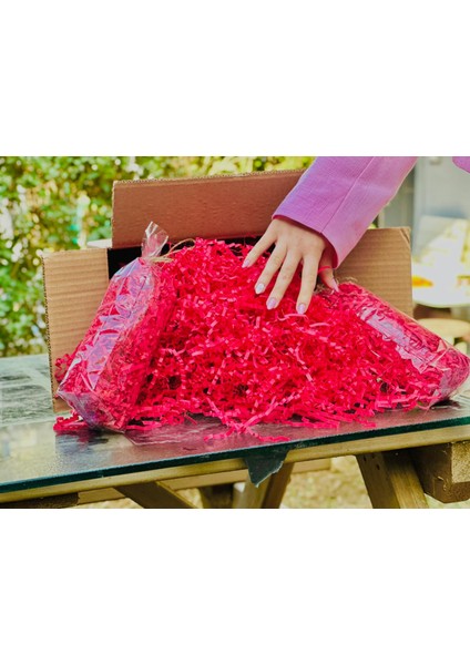 Nar Çiçeği Kırpık Kağıt 50 gr | Z Zigzag Kutu Dolgu ve Süsleme Kağıdı | Hediye Kutusu Için