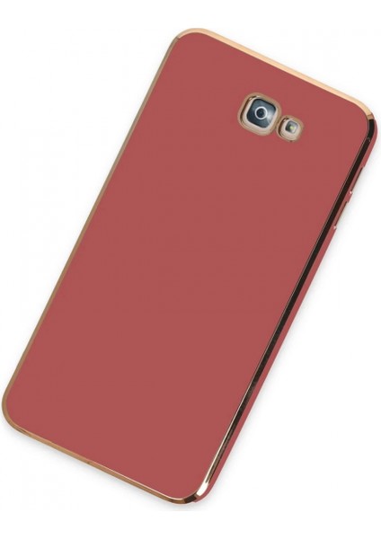 Samsung Galaxy J7 Prime Kılıf Volet Silikon - Kırmızı (K95) fiyatları