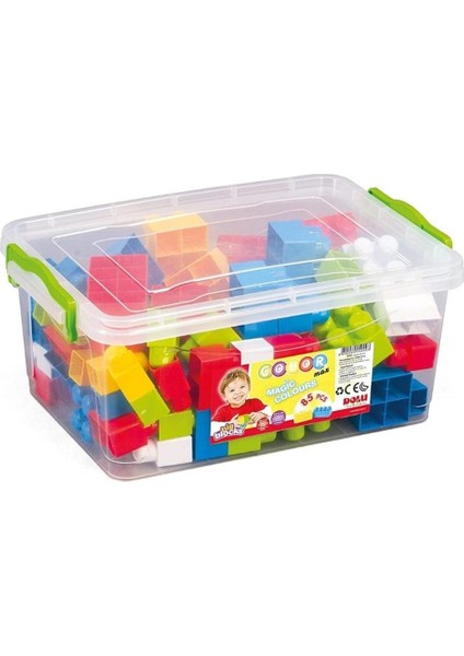 Sandıkta Büyük Renkli Bloklar 85 Parça