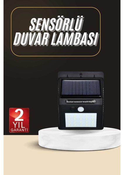 Solar Dekoratif Lambası Sensörlü LED Işık Bahçe Aydınlatma - M744R969-K76744