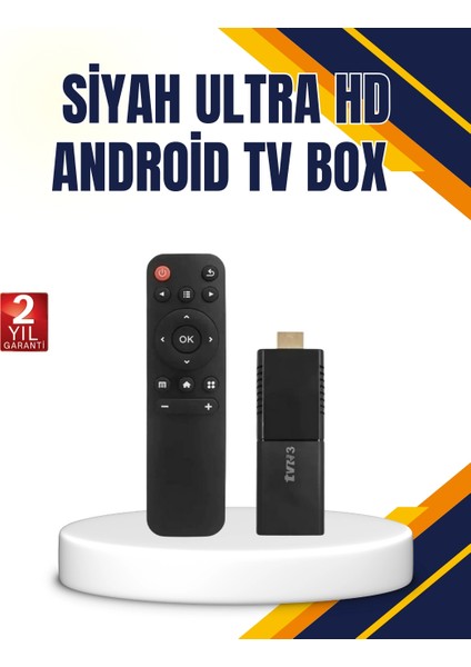 Android Tv Stick 4K Ultra Hd Görüntü Destekli
