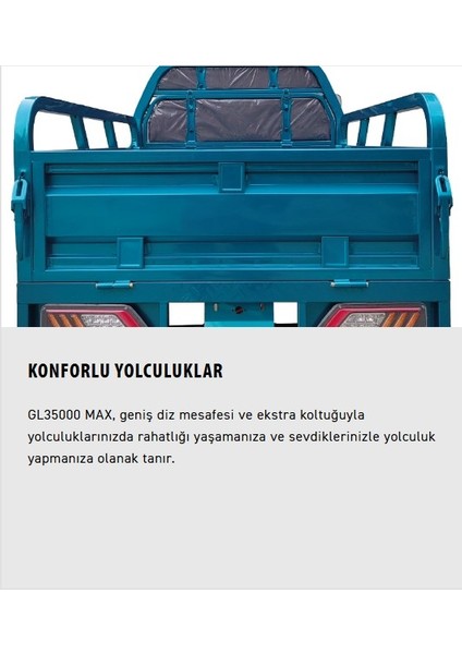 GL35000 Elektrikli Pikap Kabinli Yeşil fırsatları