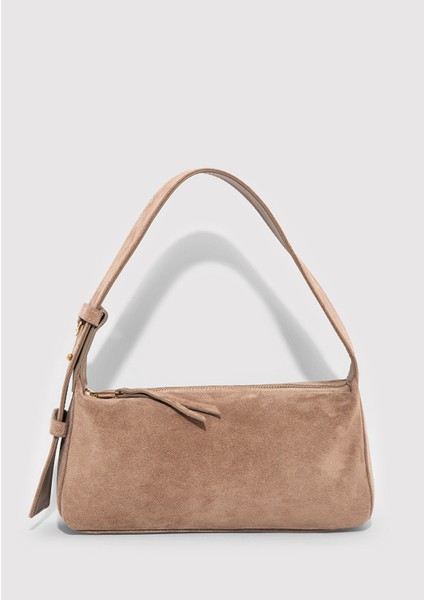 Süet Deri Kahverengi Kol Çantası 1913697-70367 fiyatları