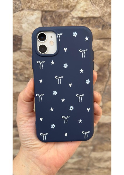 Iphone 11 Uyumlu Mini Fiyonk Desenli Silikon Darbe Emici Klasik Korumalı Rubber Kılıf 277 fiyatları