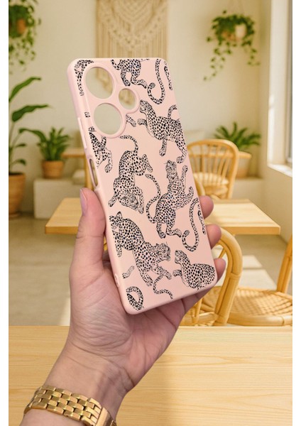 Infinix Hot 30 -Leopar Desenli Silikon Darbe Emici Klasik Korumalı Rubber Kılıf modelleri