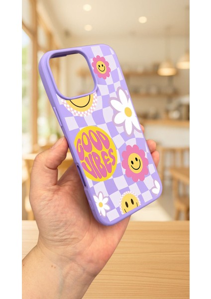 iPhone 15 Pro Max -Good Vibes Silikon Darbe Emici Klasik Korumalı Rubber Kılıf modelleri