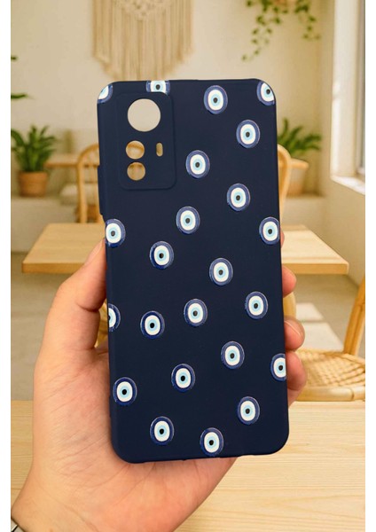Redmi Note 12S - Nazar Boncuk Desenli Silikon Darbe Emici Klasik Korumalı Rubber Kılıf fiyatları