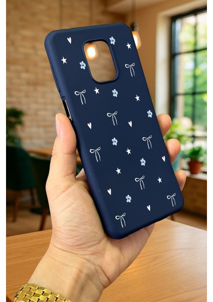 Redmi Note 9 Pro/9s Uyumlu Mini Fiyonk Desenli Silikon Darbe Emici Klasik Korumalı Rubber Kılıf modelleri