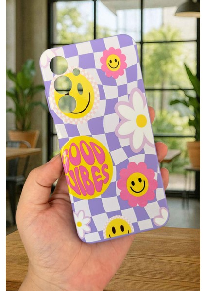 Samsung Galaxy A25 Uyumlu Good Vibes Silikon Darbe Emici Klasik Korumalı Rubber Kılıf