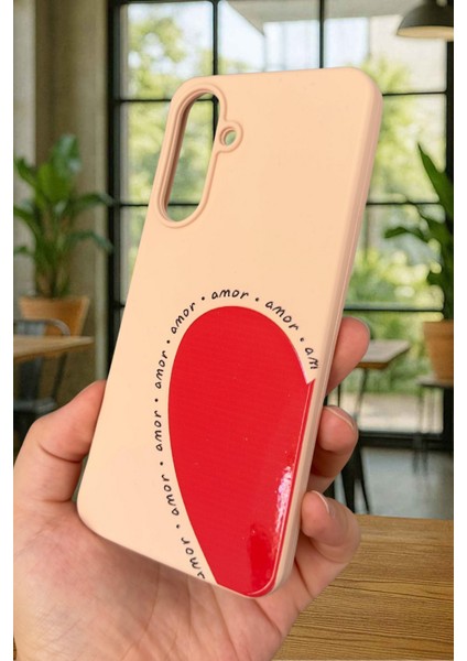 Samsung Galaxy A56 Uyumlu Amor Kalp Silikon Darbe Emici Klasik Korumalı Rubber Kılıf fırsatları