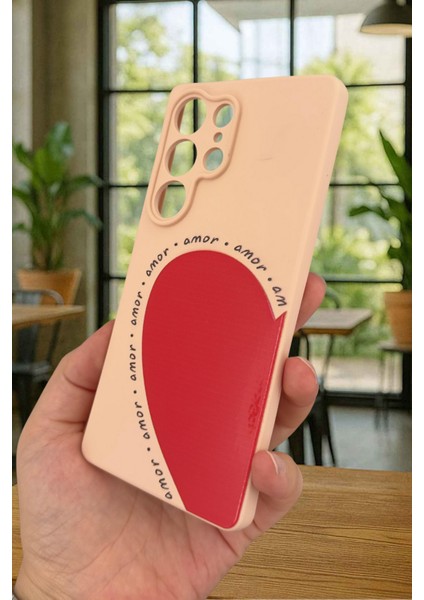 Samsung Galaxy S25 Ultra Uyumlu Amor Kalp Silikon Darbe Emici Klasik Korumalı Rubber Kılıf fırsatları