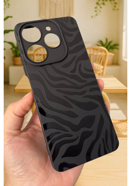 Tecno Spark 10 Pro Uyumlu Zebra Desenli Silikon Darbe Emici Rubber Kılıf fırsatları