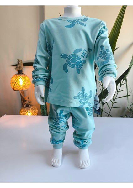 Kız-Erkek Bebek- Çocuk Pijama Takımı %100 Pamuk Uzun Kollu Yuvarlak Yaka Mevsimlik fiyatları