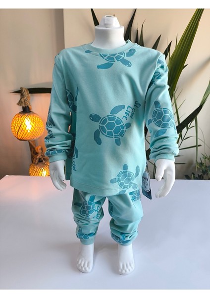 Kız-Erkek Bebek- Çocuk Pijama Takımı %100 Pamuk Uzun Kollu Yuvarlak Yaka Mevsimlik modelleri