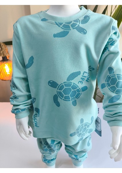 Kız-Erkek Bebek- Çocuk Pijama Takımı %100 Pamuk Uzun Kollu Yuvarlak Yaka Mevsimlik indirimleri