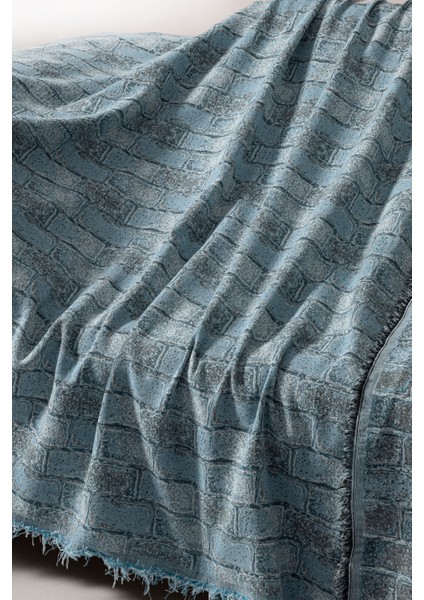 Pamuklu Dokulu Koltuk Şalı 170X220 cm – Saçaklı Tv Battaniyesi & Dekoratif Koltuk Örtüsü fiyatları