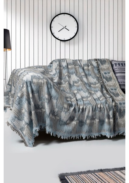 %100 Pamuklu Lüks Kaymaz Koltuk Örtüsü | Koltuk Şalı | Çok Amaçlı Örtü