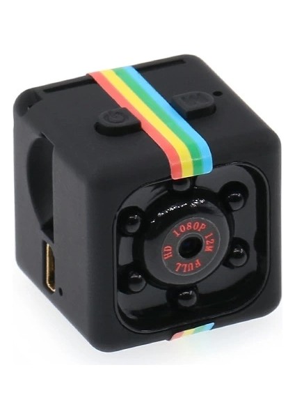 Mini Kamera SQ11 | Ultra Küçük ve Taşınabilir Mikro Kamera | Full Hd Araç Kamerası | Gece Görüşlü