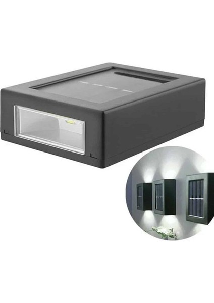 Solar Lamba Dekoratif Aplik Su Geçirmez LED Işıklı Duvar Lambası - M589R987-K39589 indirimleri