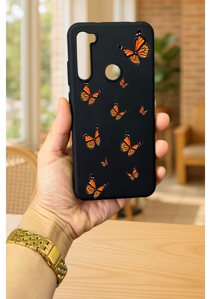 Xiaomi Redmi Note 8 Kelebek Desenli Silikon Darbe Emici Klasik Korumalı Rubber Kılıf fiyatları