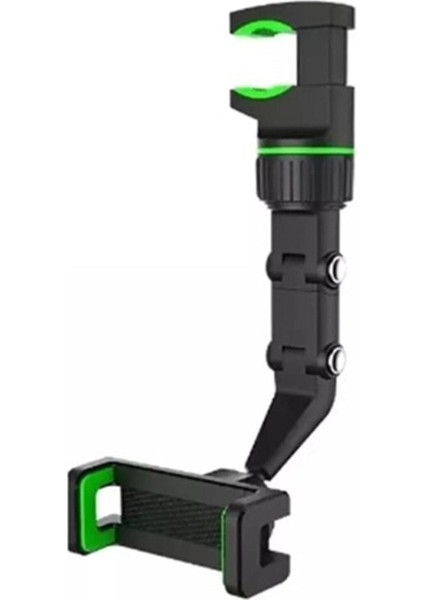 Evrensel Çok Fonksiyonlu 360 Derece Dönebilen Cep Telefonu Tutacağı Araba Dikiz Aynası Tutacağı Siya